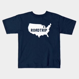 American road trip vacation t-shirt Kids T-Shirt